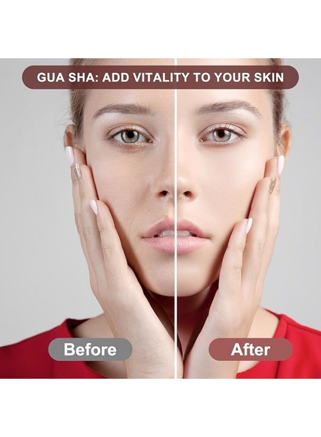 LA LUSH 304 Stainless Steel Gua Sha – Facial & Body Massage Tool for Sculpting, Lymphatic Drainage, Jawline & Chin Lift, Muscle Tension Relief, and Skin Care - Image 4